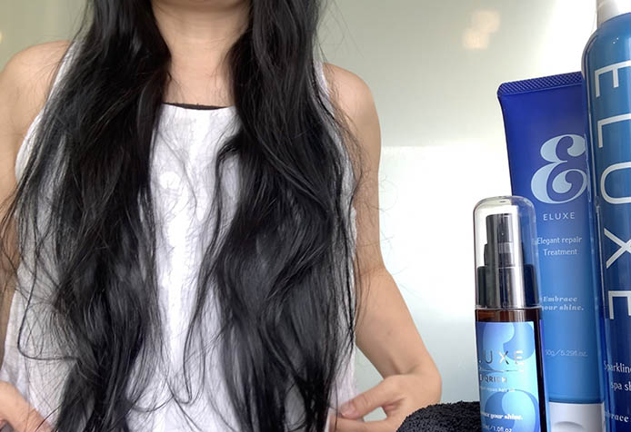 ar髪-アラカミ-青成堂のイラックスシャンプーで洗う前の髪